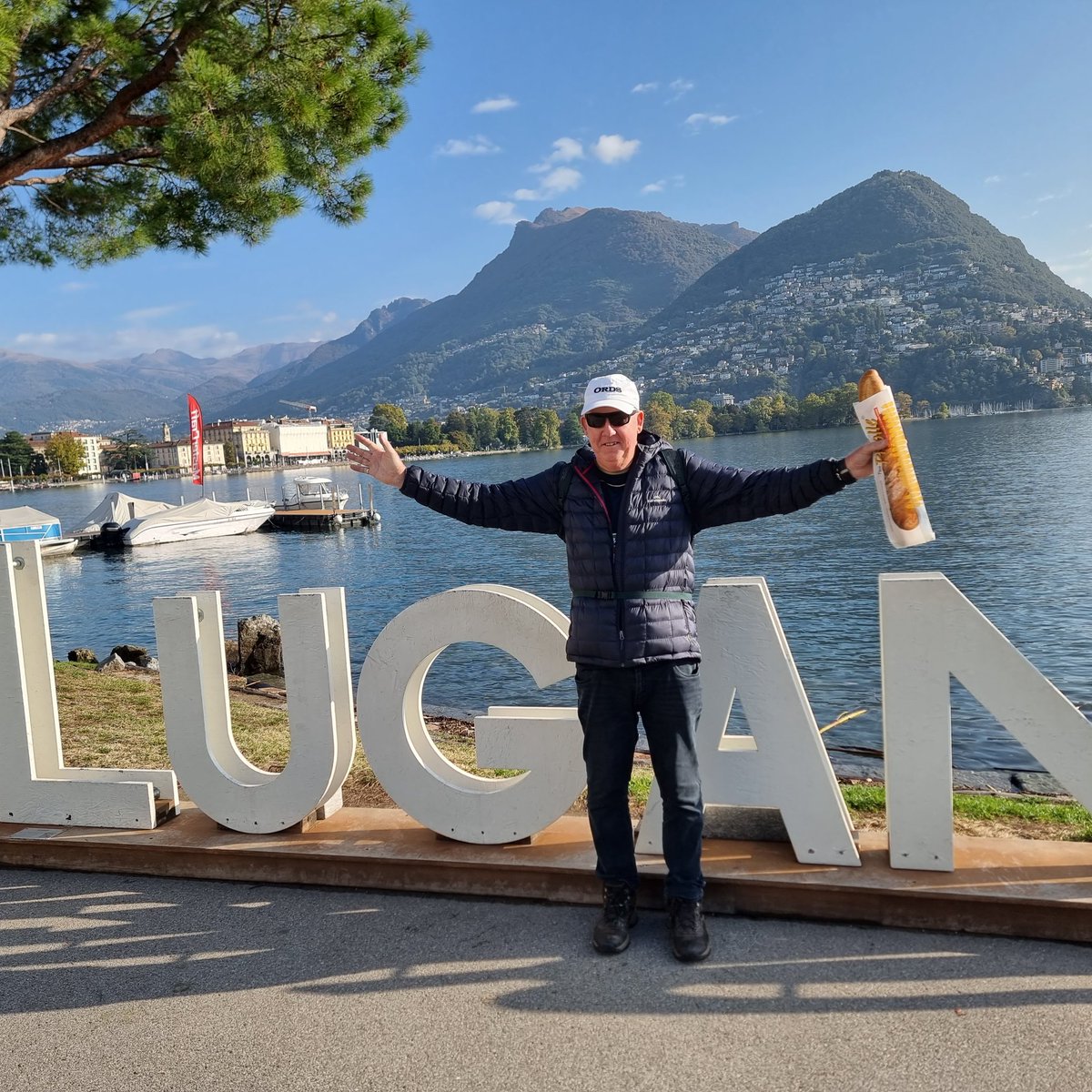 Lugano Swiss/Italian border..Lake so beautiful. Swiss riveria. #travelbugs #swissalps