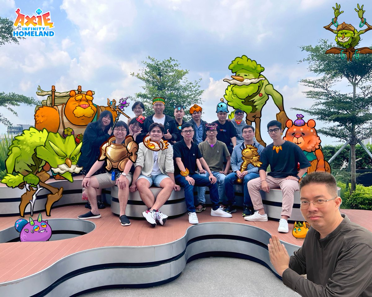 Greetings from the #AxieHomeland team!

We're fully equipped ⚔️🛡️🍞  and ready for a year of adventures 🤝