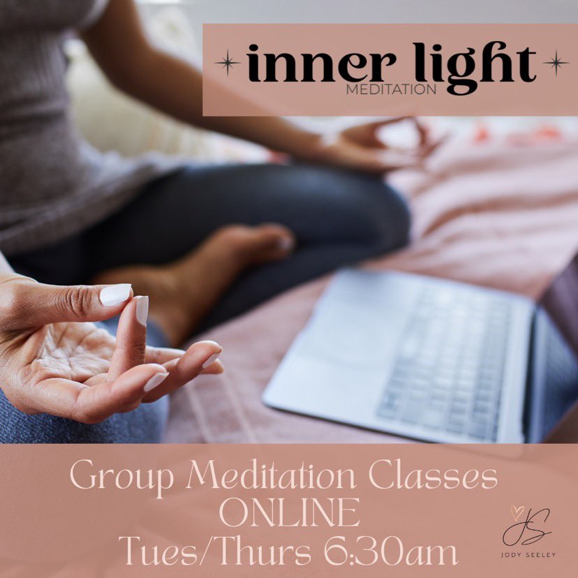 Jody_Seeley's tweet photo. Online meditation!! Start your mornings with some zen! Message me for details! https://t.co/ClnD5uQ1la