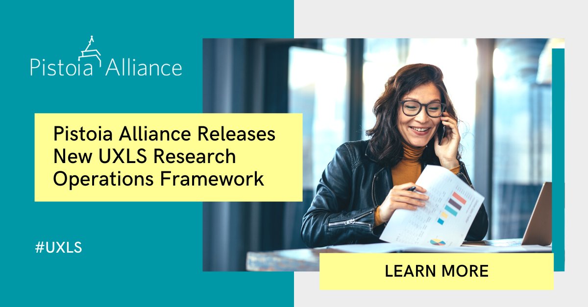 Pistoia Alliance's User Experience for Life Sciences Community has released a new UXLS Research Operations Framework to support life sciences organizations in scaling up their user research!  Visit our website to access your free copy. #UXLS bit.ly/3XrDAZJ