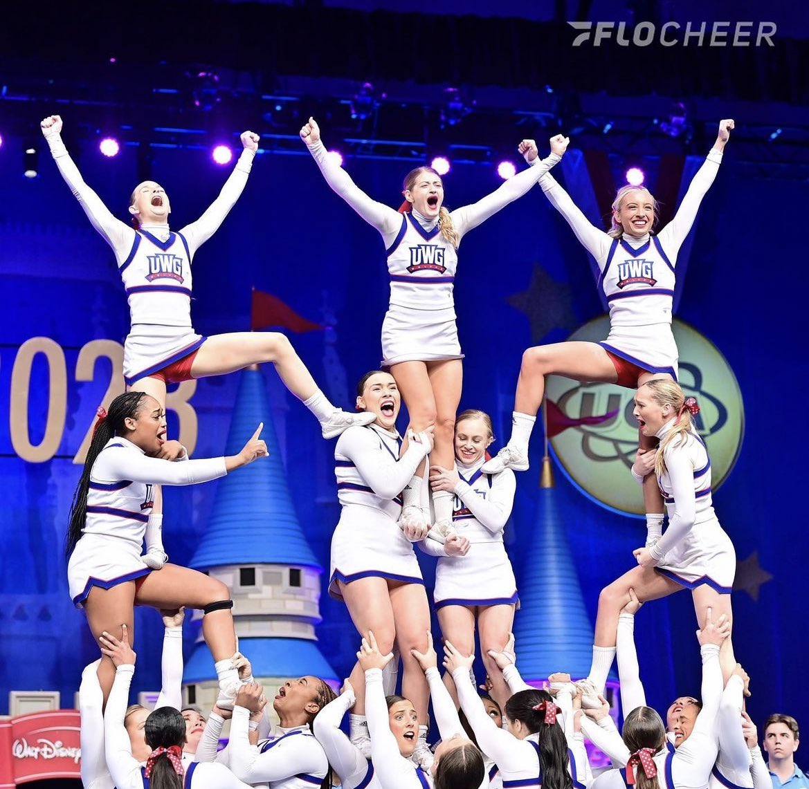 Morehead and West Georgia All Girl really put on a show today🤍🤍🤍🤍