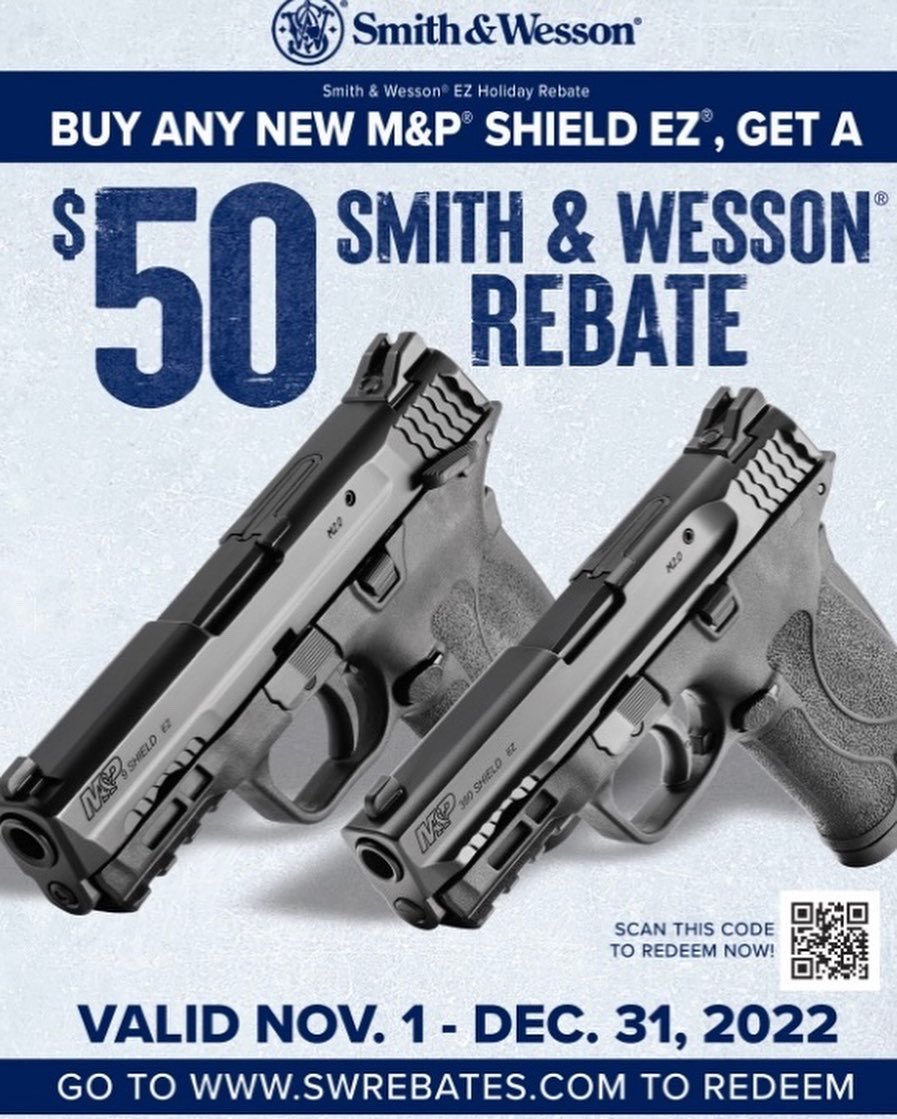 Now is a great time to buy a Smith and Wesson with this amazing discount offer. Come on over to bfgoutfitters.com tag a friend #tagafriend #share