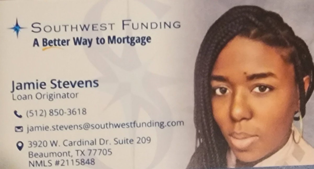 If anybody needs any assistance in finding a forever home, this is the person to call. @jlovederry1213 @swfunding1
#loan #loanoriginator #JamieStevens #house #househunting #originator #mortgage #southwestfunding