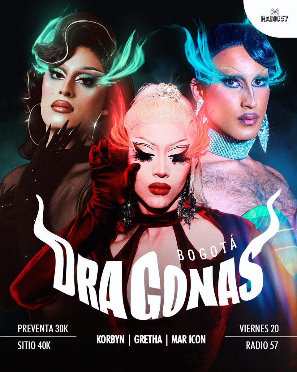 grethawhite's tweet photo. BOGOTÁ Que emoción 🫶 por fin nos vamos a ver este próximo Viernes 20 para por fin conocerles a todes y disfrutar del talento drag colombiano 🔥voy a estar acompañada de dos diosas @KorbynNezdoll &amp; @mar___icon que nos dejaran nuevas con sus shows. 
RESERVAS AL 311 790 92 11 https://t.co/B18FuWcDJA