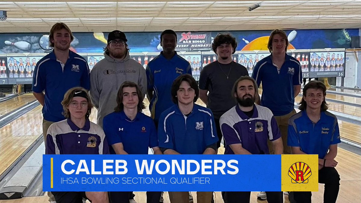 Congratulations to Caleb Wonders. He finished in the top 10 and  advances to IHSA Sectionals next week at Camelot Bowl.