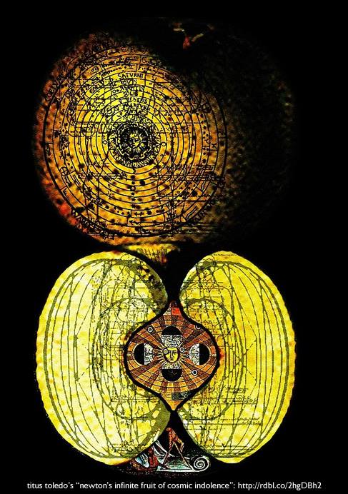 titustoledo's tweet photo. "Idleness is only fatal to the mediocre." —Camus
*
titus toledo's "newton's infinite fruit of cosmic indolence"
*here: https://t.co/d9zKX0O25I
#youaretheexhibit #betheart© 2016 by titus toledo https://t.co/wExMAJbw3D