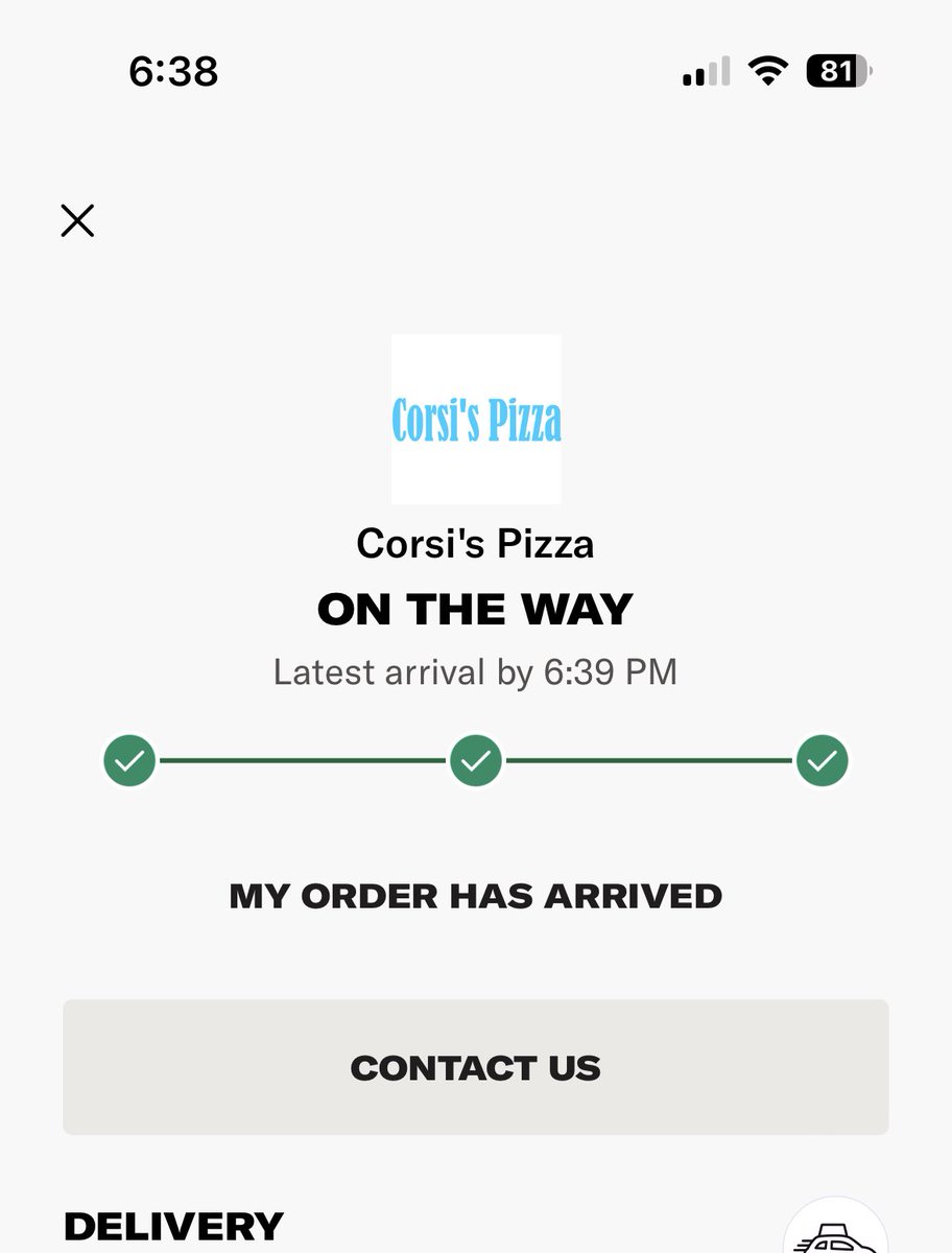 ChrisCavallucci's tweet photo. #UX #content must be clear to communicate the status of an order. For ⁦@slice⁩ - confusion arises from mixed messages. This problem creates a customer service call, thus a waste of $ https://t.co/dgL1xUbuyz