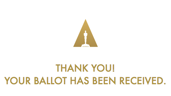 just voted in the Nominations round for @TheAcademy's 95th Oscars®. #AnimatedFeature #AnimatedShortFilm #LiveActionShortFilm #BestPicture #Membershipduty #OscarWinnerProblems #Membershipprivilege #Oscars95 🤐