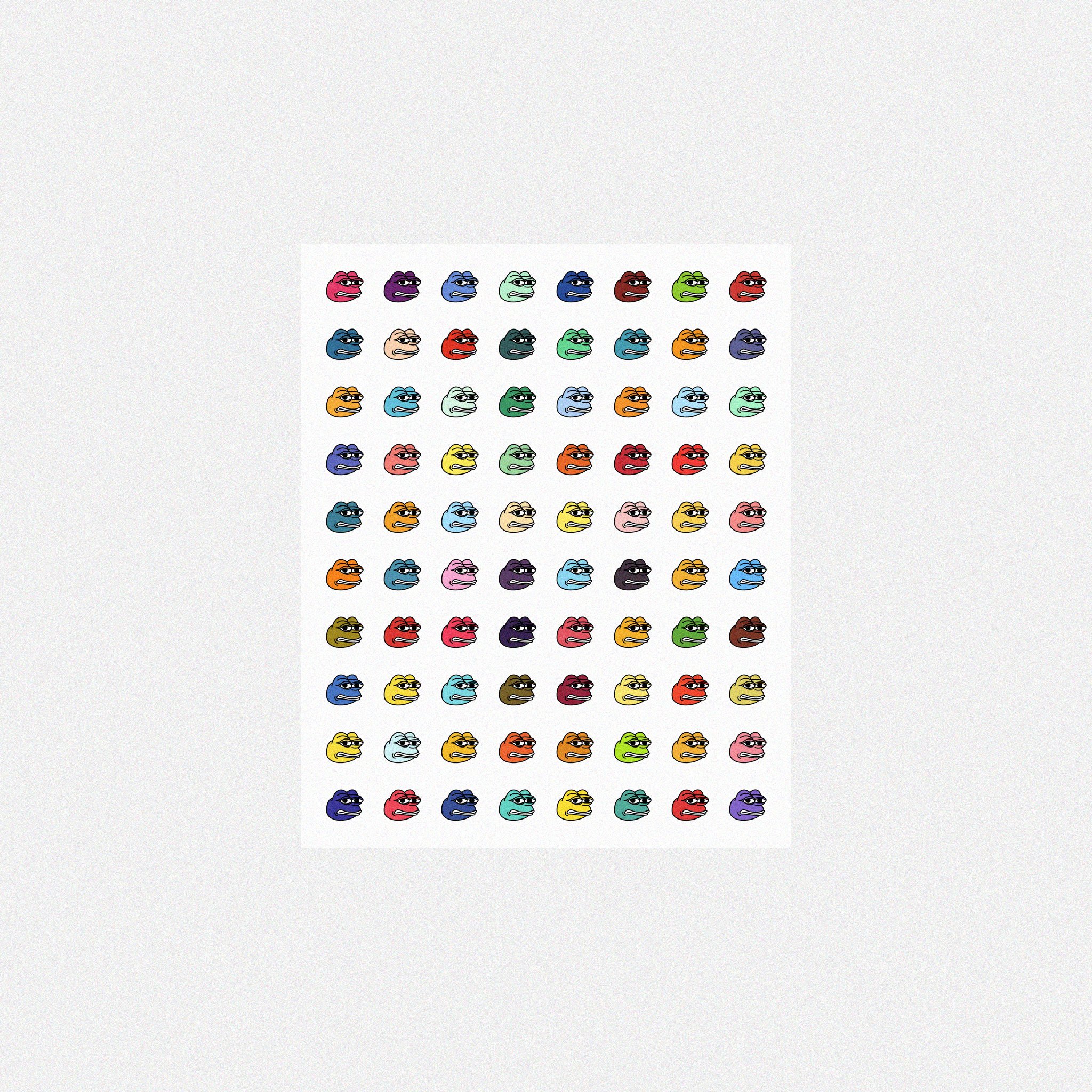 Checks inspired artwork