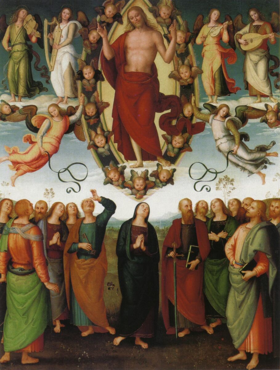 ArtistPerugino's tweet image. The Ascension of Christ, 1510 #highrenaissance #perugino wikiart.org/en/pietro-peru…