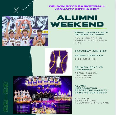 OHSBoysBball's tweet photo. Pass this to any alumni! Free entry to any former player, just have to sign in!  Hope to see a lot of you there. https://t.co/AuTRoNHJmH
