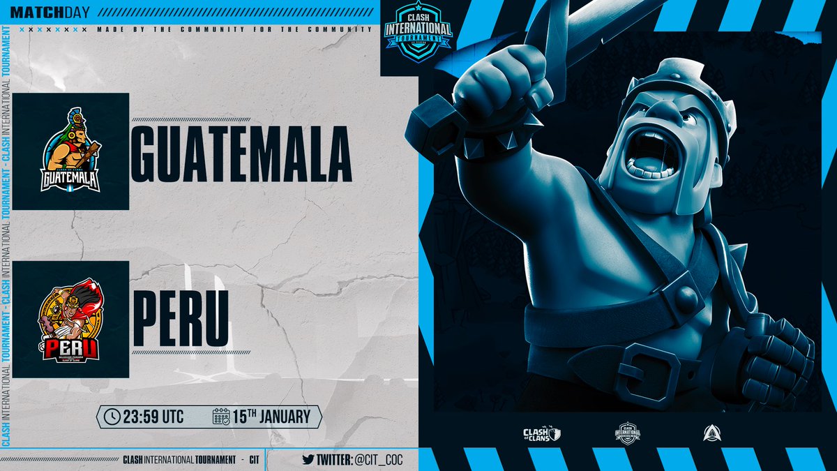 CLASH INTERNATIONAL TOURNAMENT (@cit_coc) on Twitter photo ⚜️our last confrontation 🔥<a href="/co_guatemala/">Selección de Guatemala Clash of Clans</a> 🇬🇹 🆚<a href="/SelePeruCoc/">Seleccion Peruana Oficial - COC</a> 🇵🇪 today at 23:59 UTC🔥
🔥transmissions🔥
🔥facebook.com/jackygamer2021/🔥
⚜️good luck to both teams⚜️ ⚜️our last confrontation 🔥<a href="/co_guatemala/">Selección de Guatemala Clash of Clans</a> 🇬🇹 🆚<a href="/SelePeruCoc/">Seleccion Peruana Oficial - COC</a> 🇵🇪 today at 23:59 UTC🔥
🔥transmissions🔥
🔥facebook.com/jackygamer2021/🔥
⚜️good luck to both teams⚜️