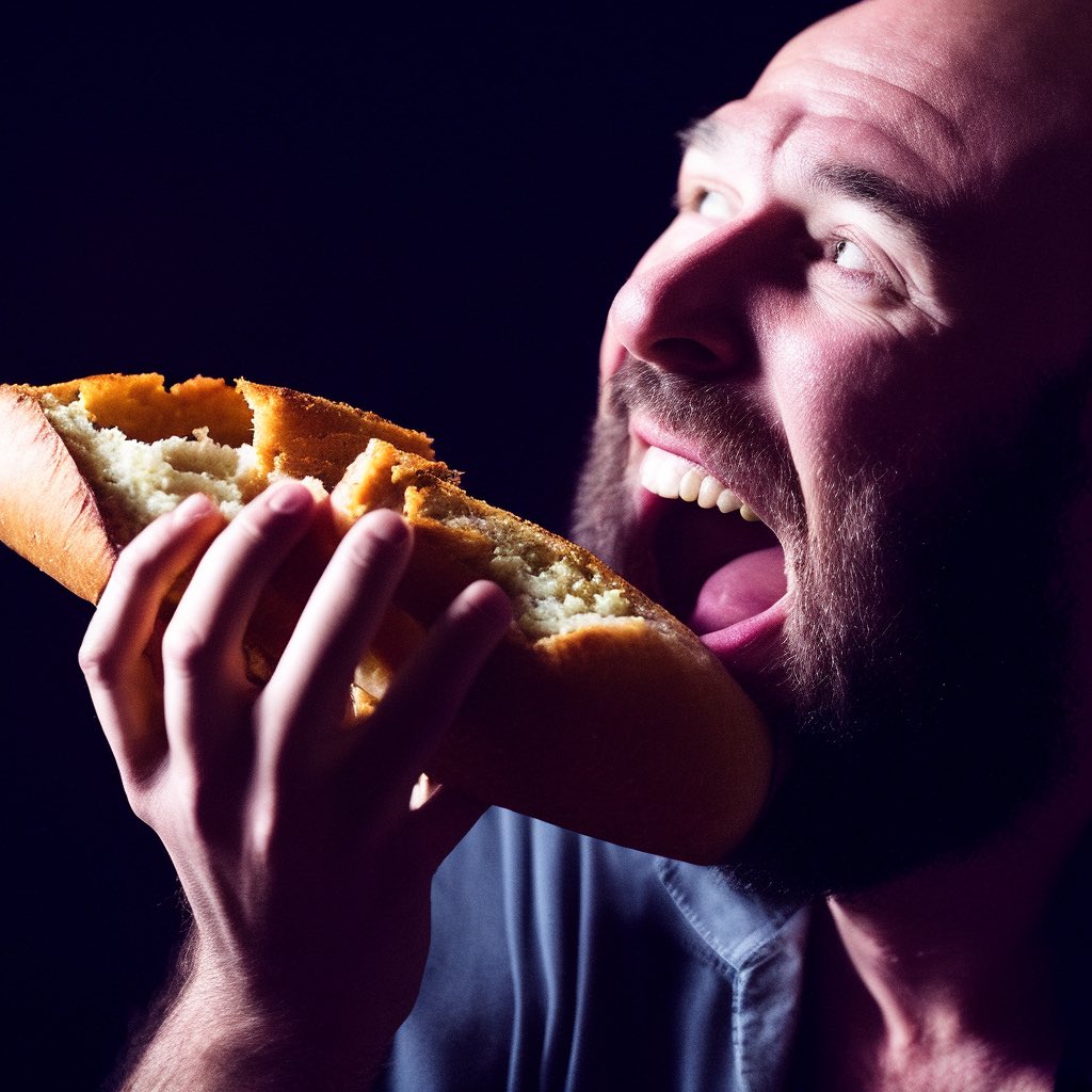 BorgaBlot's tweet photo. I wouldn’t trust any of them with MY baguette! 🥖
#AIart #fauxtography #lighting #lighttest #testing #foodart #foodiebeauty #dalle #dalle2 #stablediffusion #breadstick #breadsticks #baguetteboys #mybreadsticksbringalltheboystotheyard #femaledatingperspective https://t.co/14IXaoC8c2