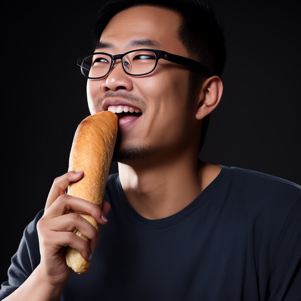 BorgaBlot's tweet photo. I wouldn’t trust any of them with MY baguette! 🥖
#AIart #fauxtography #lighting #lighttest #testing #foodart #foodiebeauty #dalle #dalle2 #stablediffusion #breadstick #breadsticks #baguetteboys #mybreadsticksbringalltheboystotheyard #femaledatingperspective https://t.co/14IXaoC8c2