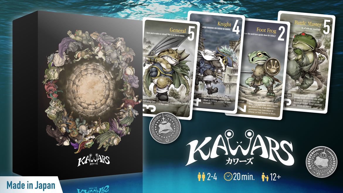 ZenSelect's tweet photo. Since this morning's tweet, we've reached 88% of our goal! 2 more days! ! A little more to the goal! !

We also add frog playing cards to the additional add-ons!

KAWARS | table top games /カワーズ b @Kickstarter_JP 

https://t.co/DLKqZts7Um https://t.co/7eM3CKp0xE