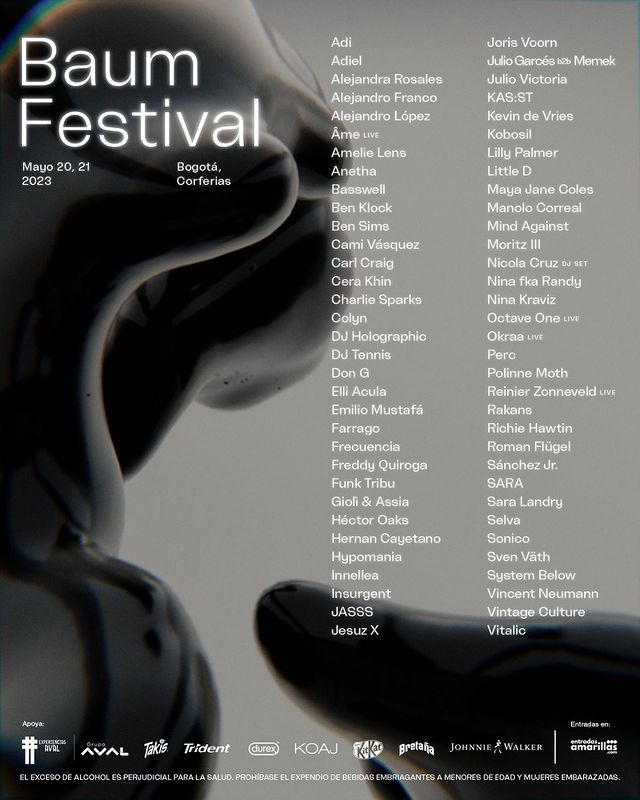 BaumFestival_'s tweet photo. Define el Line up del Baum Festival 2023 en una sola palabra 🔥 : 

#BaumFestival2023 https://t.co/OrNroRtfXF