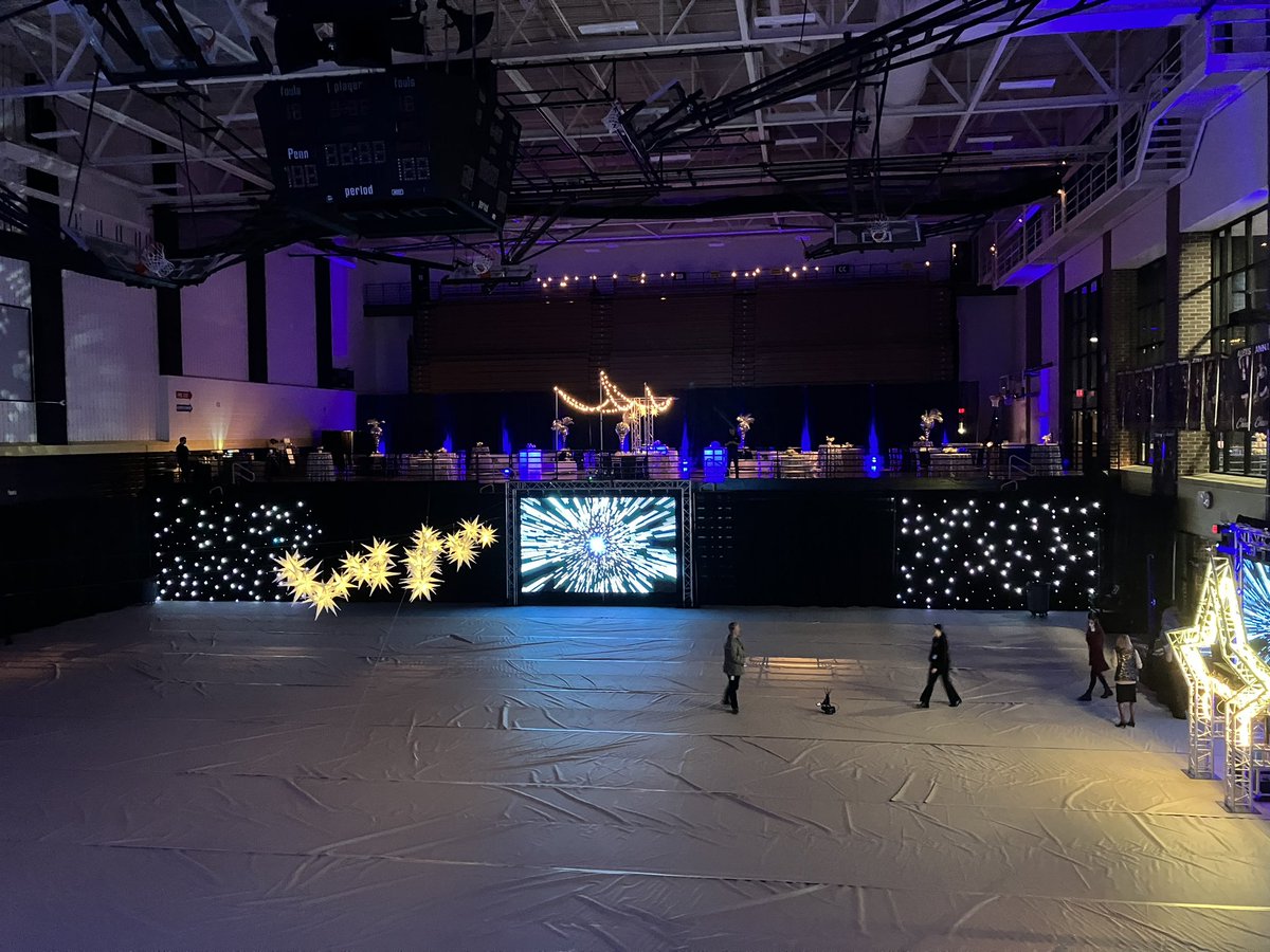 SeanGaliher's tweet photo. @PennPride365 Snowball 2023 just about to start! @jester1027 Everything looks beautiful!  Thank you to the Penn PTO for putting on this event for our students. https://t.co/u0na2SMnxa