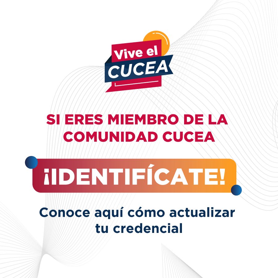 CUCEA_OFICIAL's tweet photo. Atención #ComunidadCUCEA: 

Si no has actualizado tu credencial, ¡házlo! Ya que es necesaria para ingresar al CUCEA 👇 https://t.co/xEPwWVJyIo