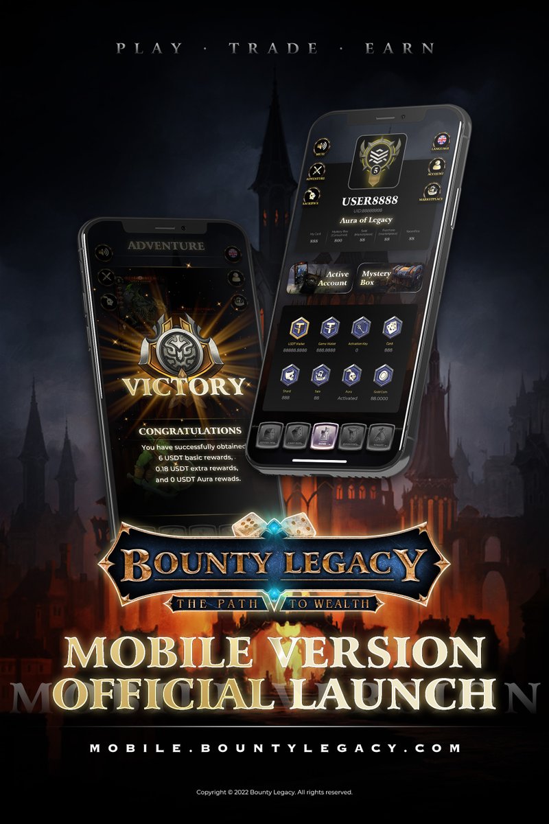 BountyLegacy's tweet photo. Mobile Version is now available online. 

Bounty legacy has undergone updates and improvements. In the near future, we will continue to work on improving and optimizing the game to ensure that all players have the best possible gaming experience.‼️ https://t.co/cVMsY7Q9pC