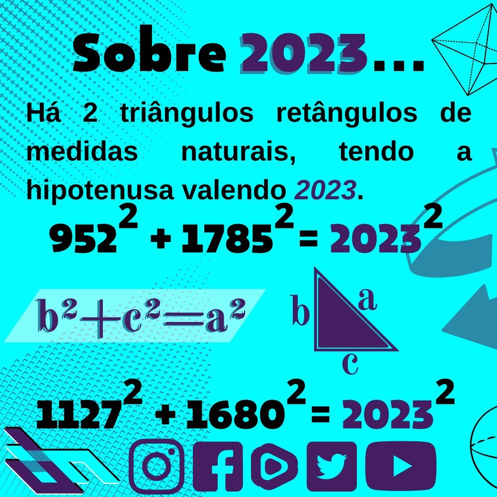discipulosmat's tweet photo. Curiosidade...

#Curiosidade #Número #2023 #Numero2023 #Numero #Número2023 #Curiosity #Number #Number2023 #Numeros #Números #Triângulos #Triângulo #Triangulos #Triangles #Triangle  #DiscipulosDaMatematica #Discipulos #Matemática #Matematica #Discípulos #DiscípulosDaMatemática https://t.co/pF4VwnPk8L