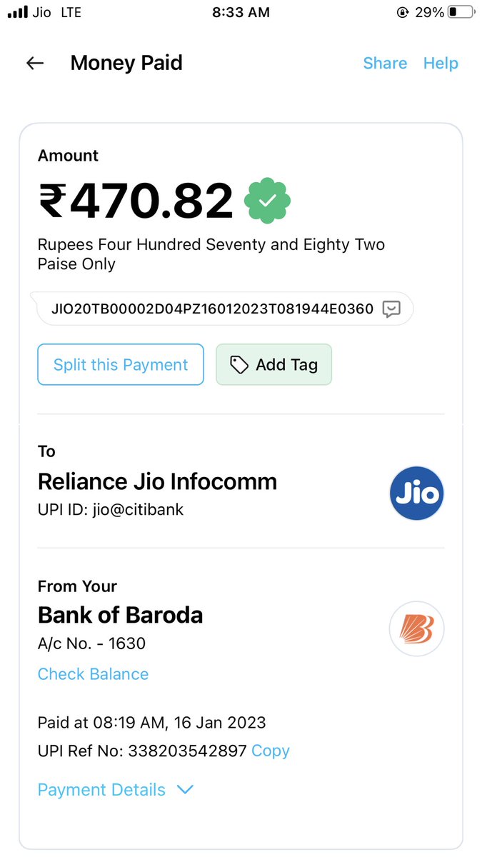 #jiofiber I have trying recharge jio fibre payment successfully completed but jio fibre not recharged .<a href="/JioCare/">JioCare</a> <a href="/reliancejio/">Reliance Jio</a>