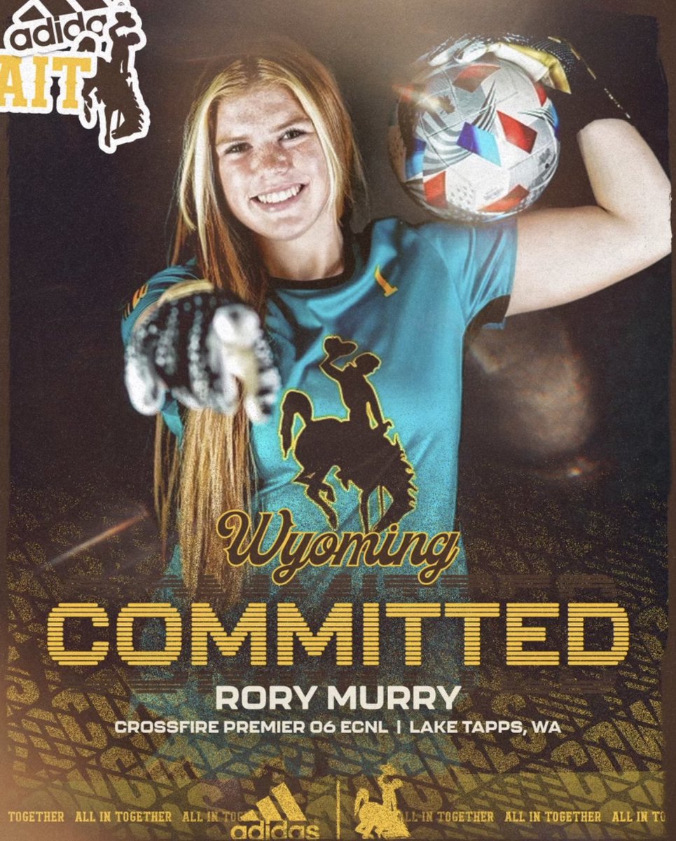 GKRory1's tweet photo. I’m so excited to announce my verbal commitment to the University of Wyoming!! Thank you to my family, friends, and coaches who have all helped me get to this point. I’m excited to be a Cowgirl! Go Pokes!🤠 @wyosoccer @wyoathletics @UNITEDRAVENS @CrossfirePrmr @ARHS_Athletics https://t.co/C09TYwqMO0