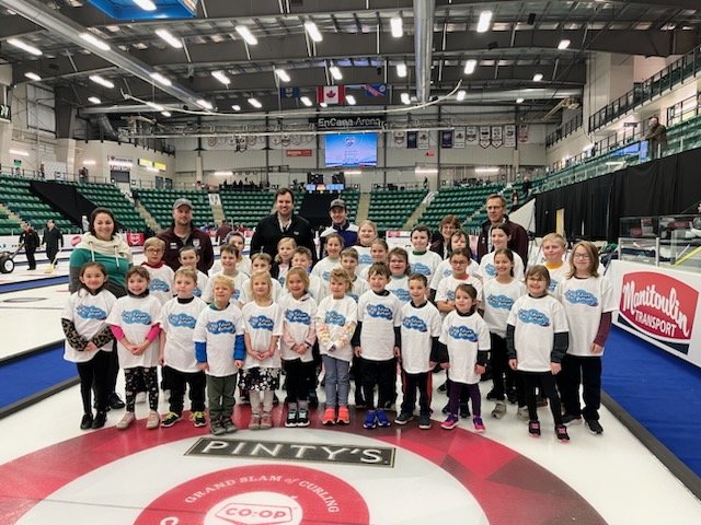 Our Junior curlers were lucky enough to get to throw stones on the arena ice this morning as well as get tips from the pros!

Thankyou! <a href="/teamcarruthers/">Team Carruthers</a> for making some curling dreams come true!

<a href="/grandslamcurl/">Grand Slam of Curling</a> <a href="/WildRoseCoop/">Wild Rose Co-op</a>