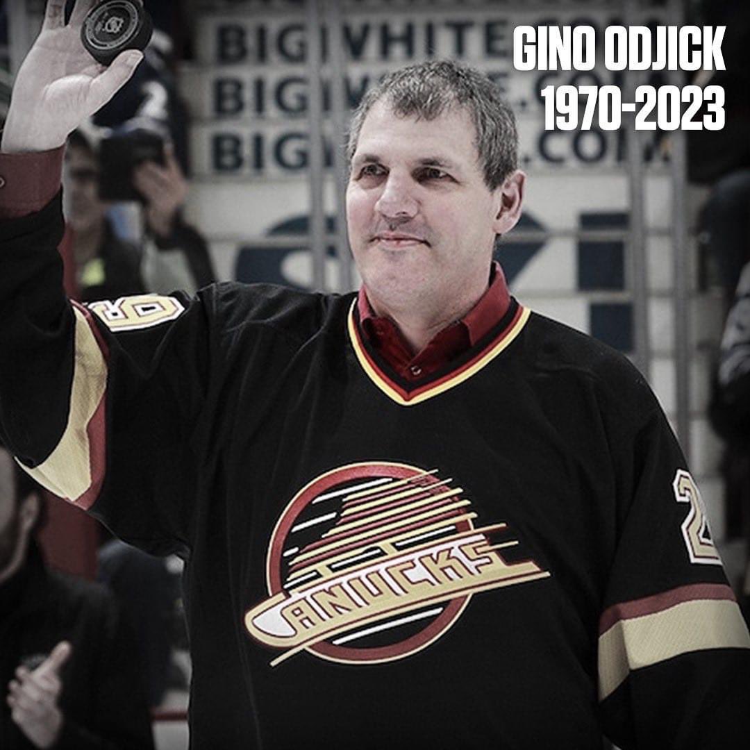 HKYIndigenous's tweet photo. We regret to announce the passing of Former NHL player and Algonquin legend, Gino Odjick at the age of 52. Rest easy, you were an inspiration and more. 🪶 https://t.co/8AaoQZg6ju