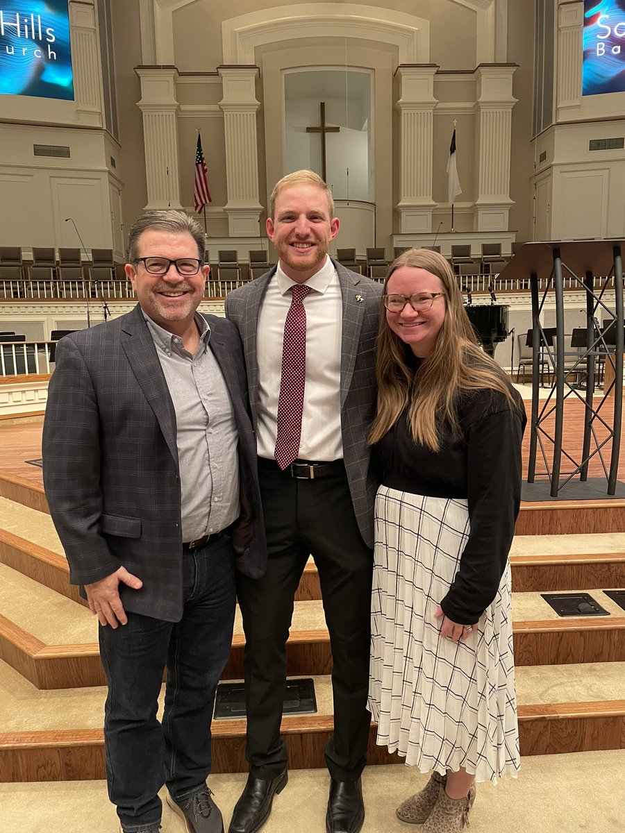 drjamesswain's tweet photo. Great to be @myshbc tonight!  Our church families called Nathan Coats to be our Minister of Evangelism, Missions, and College tonight. Excited about how God is using this great young couple. https://t.co/KdpCzVHMLw