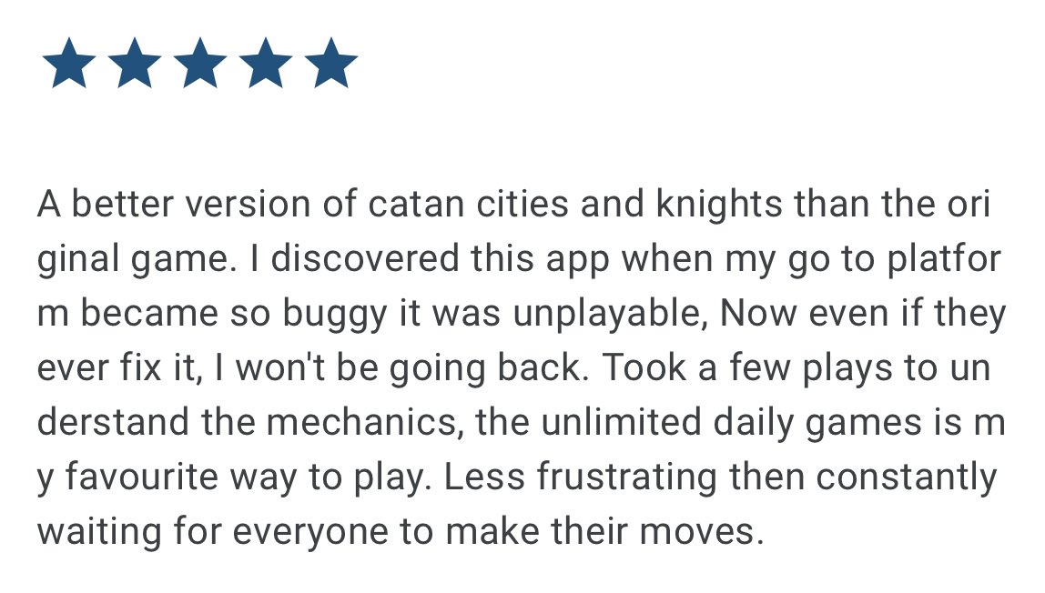 Sometimes a review just nails it. #landover #catan