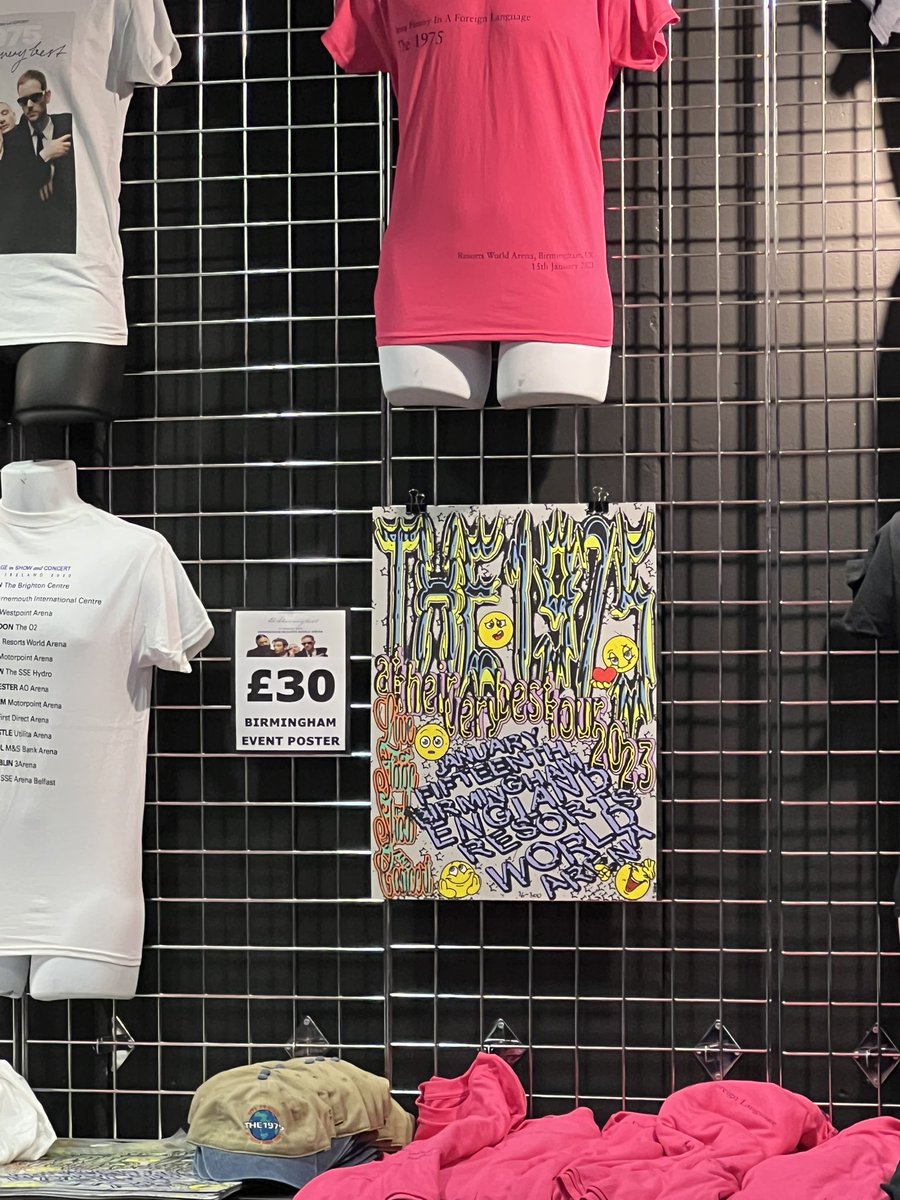 Birmingham’s event poster <a href="/the1975/">The 1975</a> #the1975 #the1975merch
