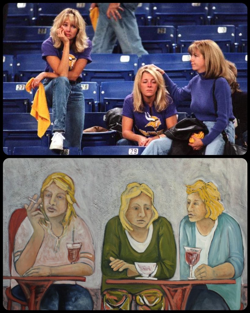 Three Blondes, by Judy Horowitz, 2017,  📸 by <a href="/BMPPhoto/">Brian Peterson</a>