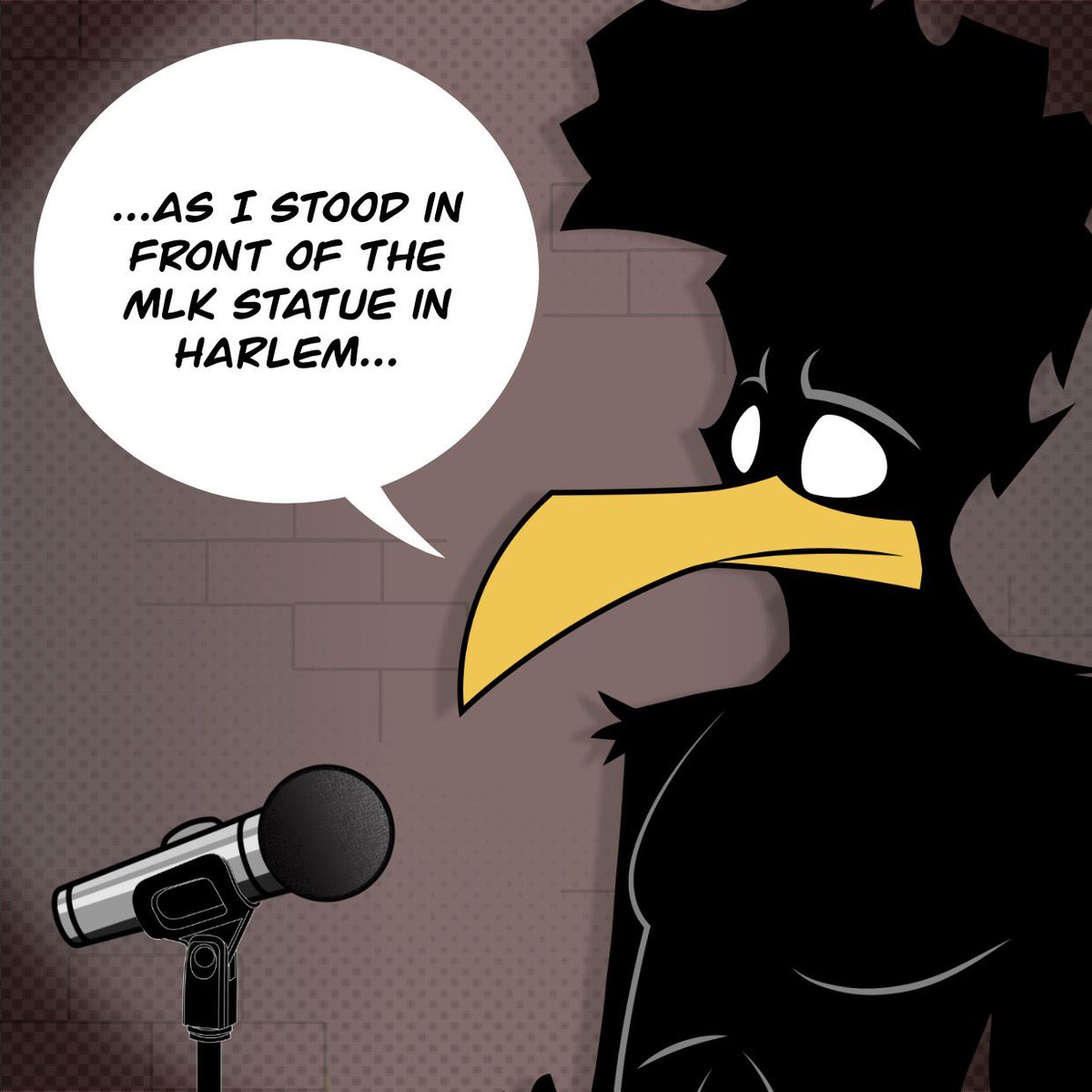 stand_upcomics's tweet photo. “I don’t give a fuck where you are in America, if you on Martin Luther King Boulevard, there’s some violence going down.” - Chris Rock #mlkday #chrisrock #esplanadegardens #harlem https://t.co/B8toHGMToL
