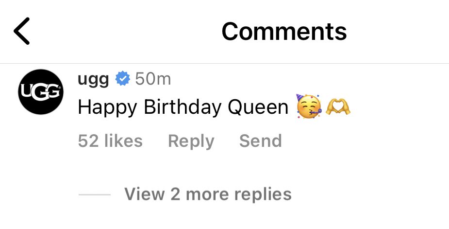 jenniekimcl's tweet image. The UGG brand wishes Jennie a happy birthday.💛

“Happy Birthday Queen 🥳🎂

JENNIE RUBY JANE DAY 
#TheIconJENNIEDay
#오늘생일인_걔가_나야_제니