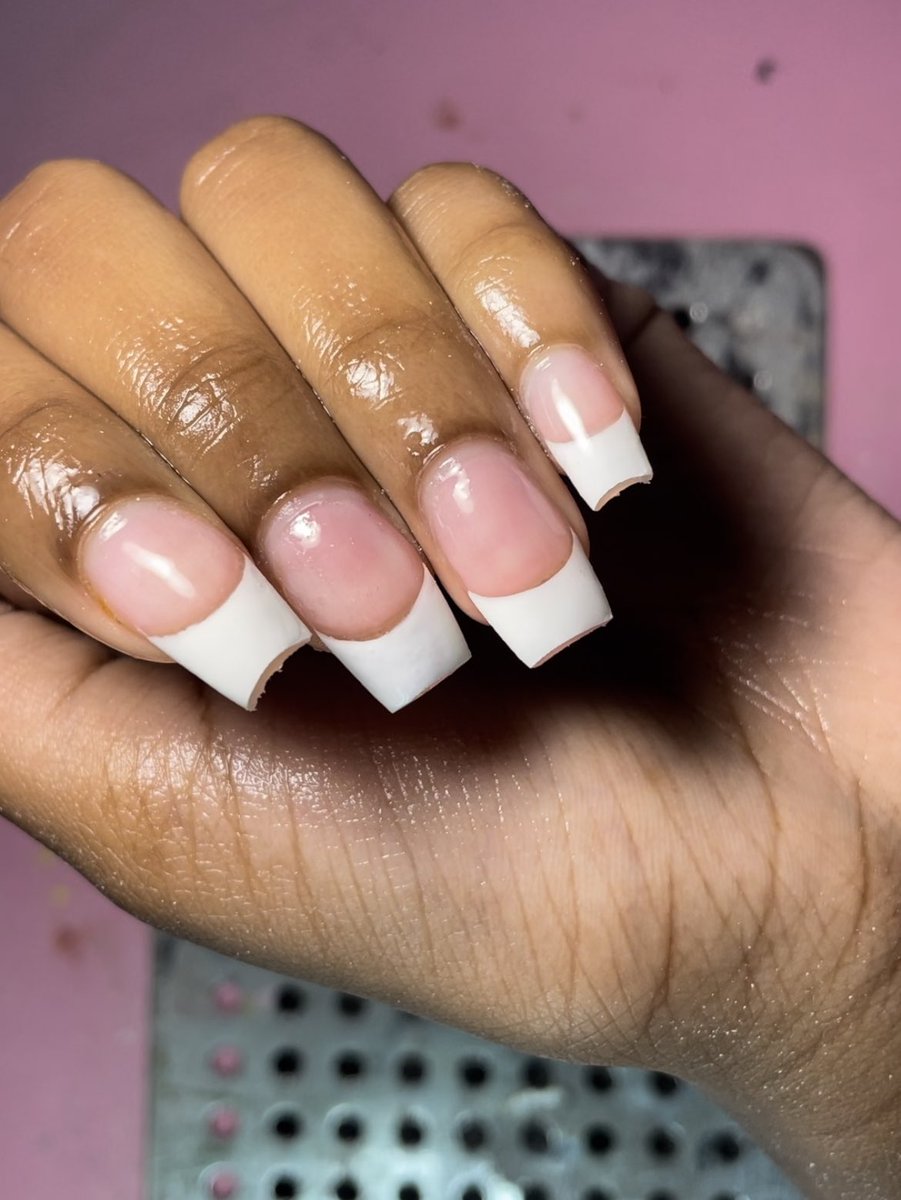Tanslay's tweet photo. My niece chop shop nails needed a slight reshape https://t.co/DhEKY25VWC