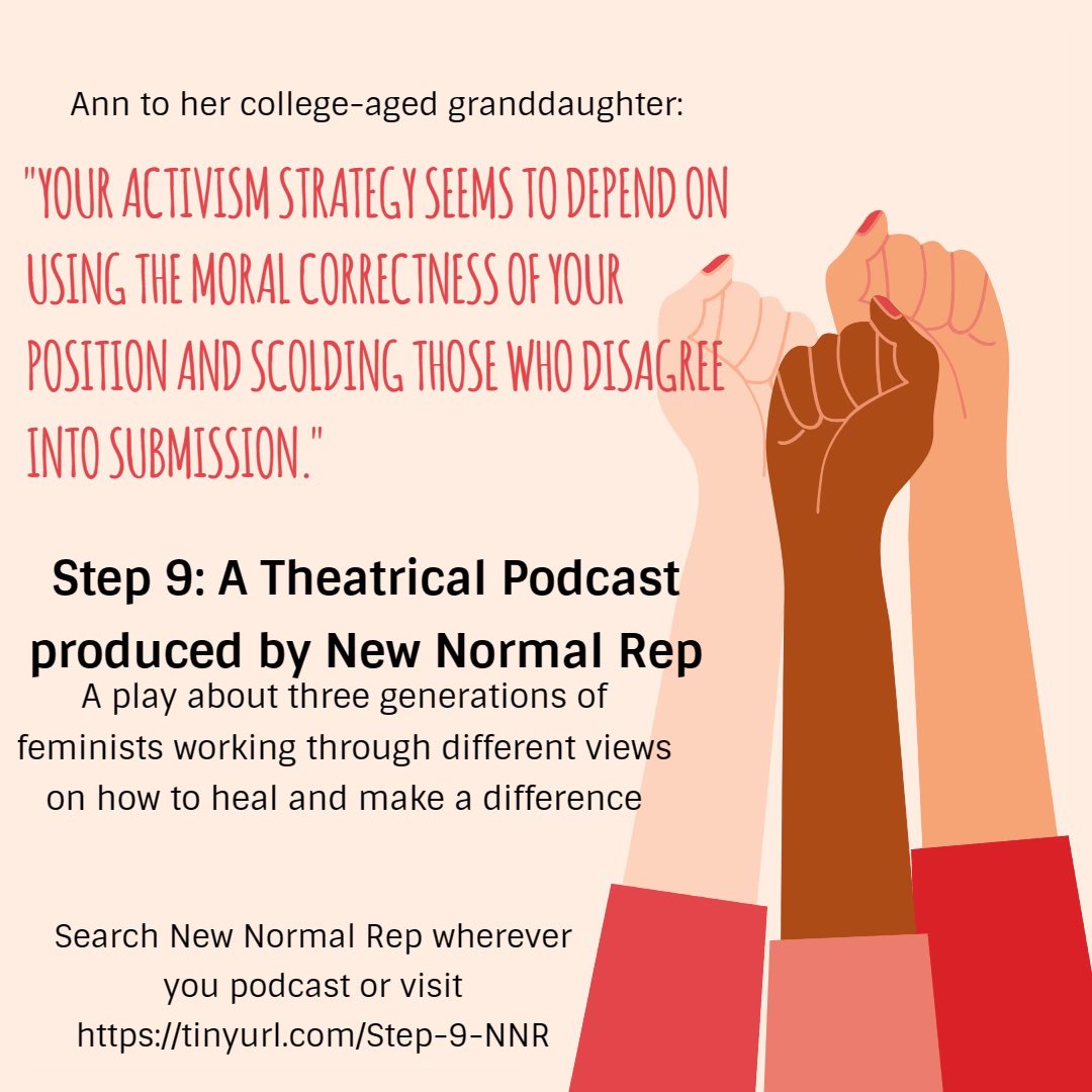 Step 9, our new audio play is drawing raves AND it’s free! In this economy, you can’t afford NOT to listen!