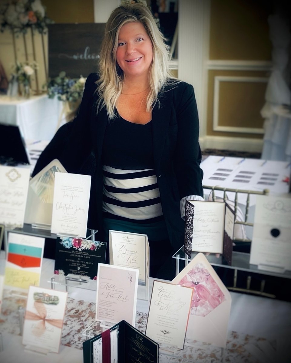 paperroseinvite's tweet photo. What an amazing day at the bridal show!
We are so excited to kick off our 2023 season. 
Thanks to all who stopped by and who booked an appointment at the show!! ♡ https://t.co/hCWgtzkMu1