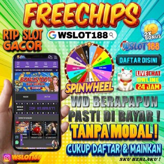 BONUS FREECHIPS / FREEBET
💥 Seumur hidup hanya 1x
💥 Minimal WD TO x 10
💥 Hanya Berlaku Di permainan SLOT
📌LINK DAFTAR UNTUK FREECHIPS
bit.ly/LinkFreeChip188
INFO LEBIH LANJUT HUBUNGI PIHAK LIVE CHAT
silahkan bosku ^^ ini link UNTUK DAFTAR 
bit.ly/linkDAFTARWSLO…