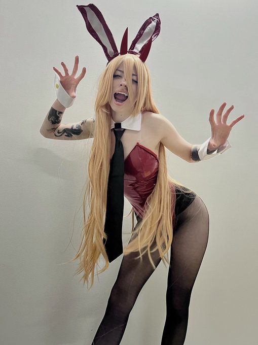 POV: you&rsquo;re meowy and I&rsquo;m trying to entertain you in my new bunny suit https://t.co/c9pNRM7NRc