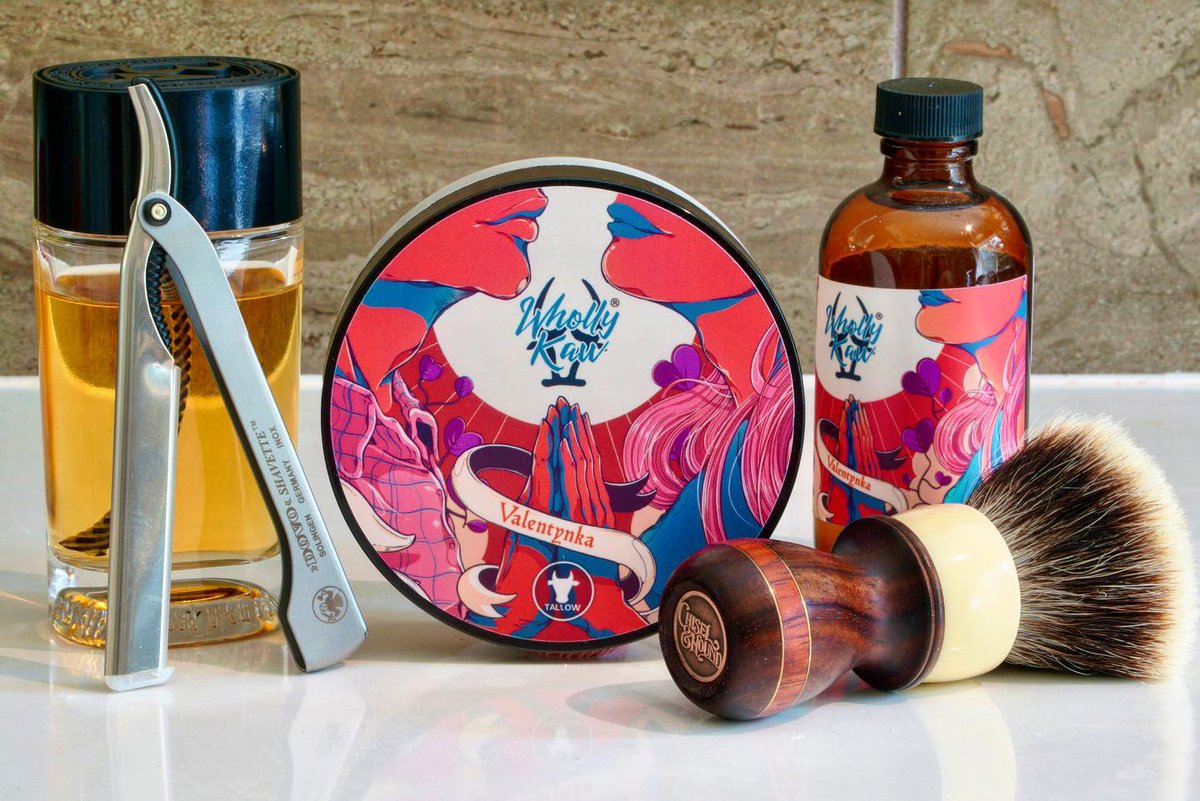 whollykaw's tweet photo. Shave of the Day SOTD 1.15.2023
Wholly Kaw Valentynka Soap & Aftershave
Dovo Shavette with Perma-sharp
Chisel & Hound “Scholar” with 26mm V12 Fanchurian
İ.H.A. Alum Block
Truefitt & Hill 1805 Aftershave Balm
Diptyque 34 EDT
Pre: Aēsop Face Cleanser
#sotd #doubleedgerazor #shav https://t.co/ZspIKZec4D