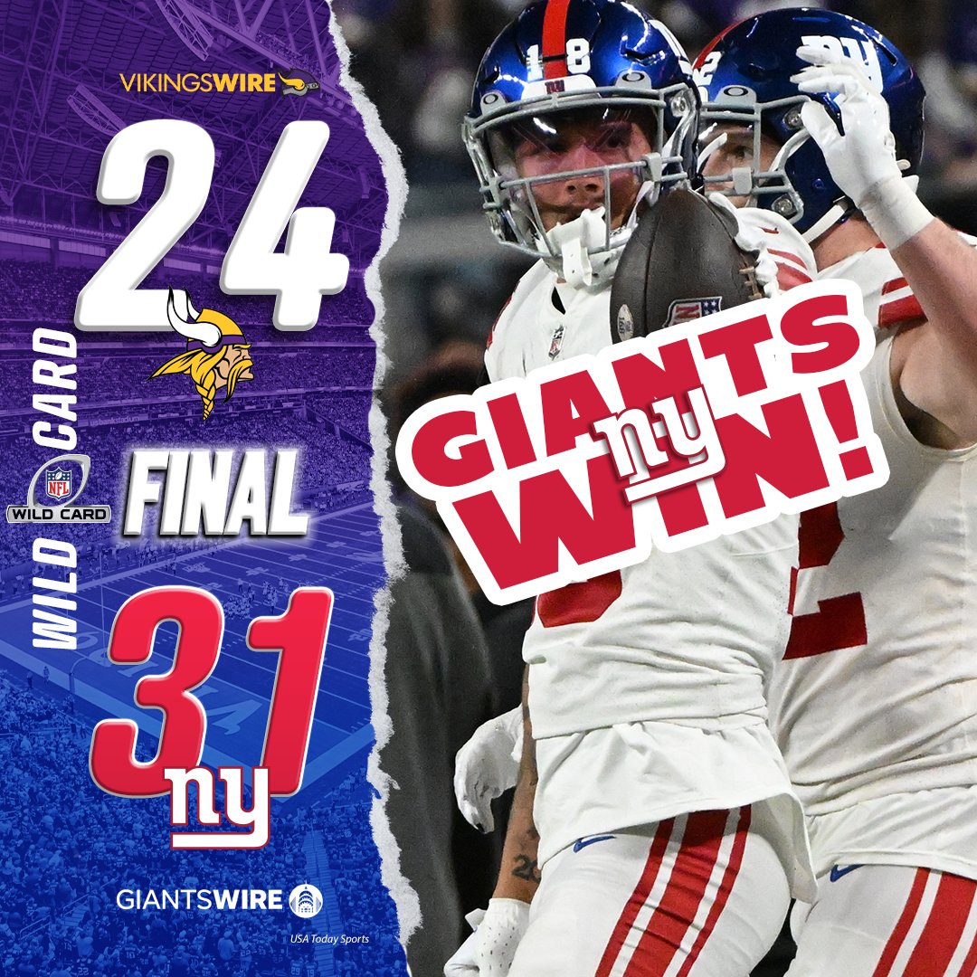 TheGiantsWire's tweet photo. How are you all feeling now, Giants fans?! Let's go! https://t.co/zbpYM4KFd2