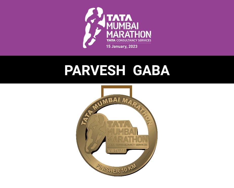 participating in virtual Tata Mumbai Marathon!! 10k in 1 hr 08.51mins.!!  
#TMM #hardilmumbai #tmm2023 #happyrunner #running🏃‍♀️❤️