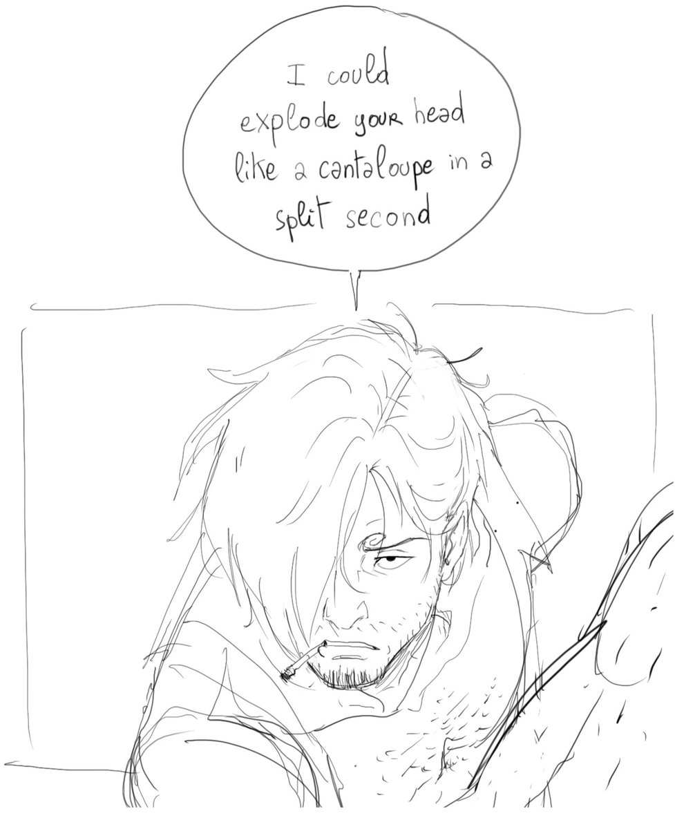 gaypiratehell's tweet photo. #zosan so i have a conspiracy theory that maybe zoro likes violence a bit too much 1/2 https://t.co/JlGXKBrz0x