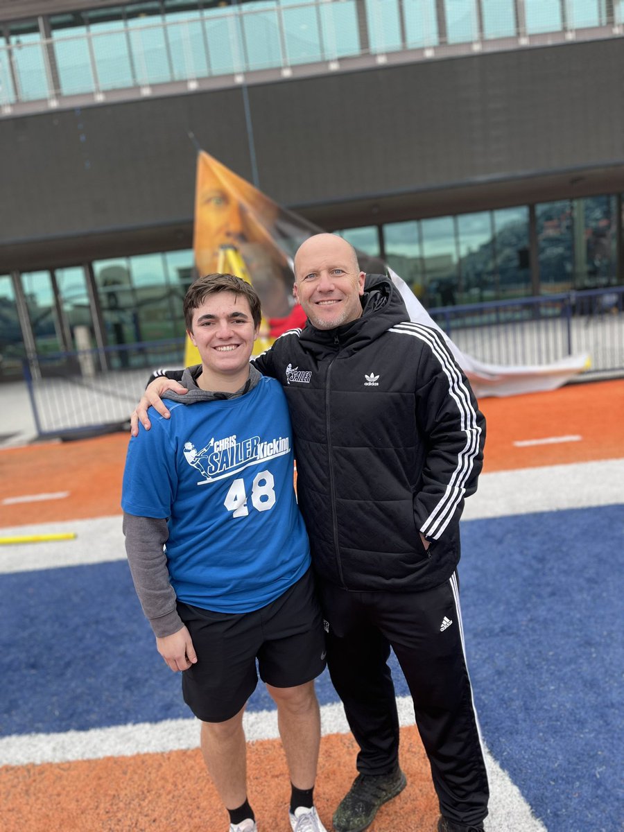 Had a great time competing in Vegas. I was able to finish third on the last man standing field goal competition on Saturday with a 60 yard field goal in the rain. Thank you to #TeamSailer. @Chris_Sailer @CoachGantz #GWK