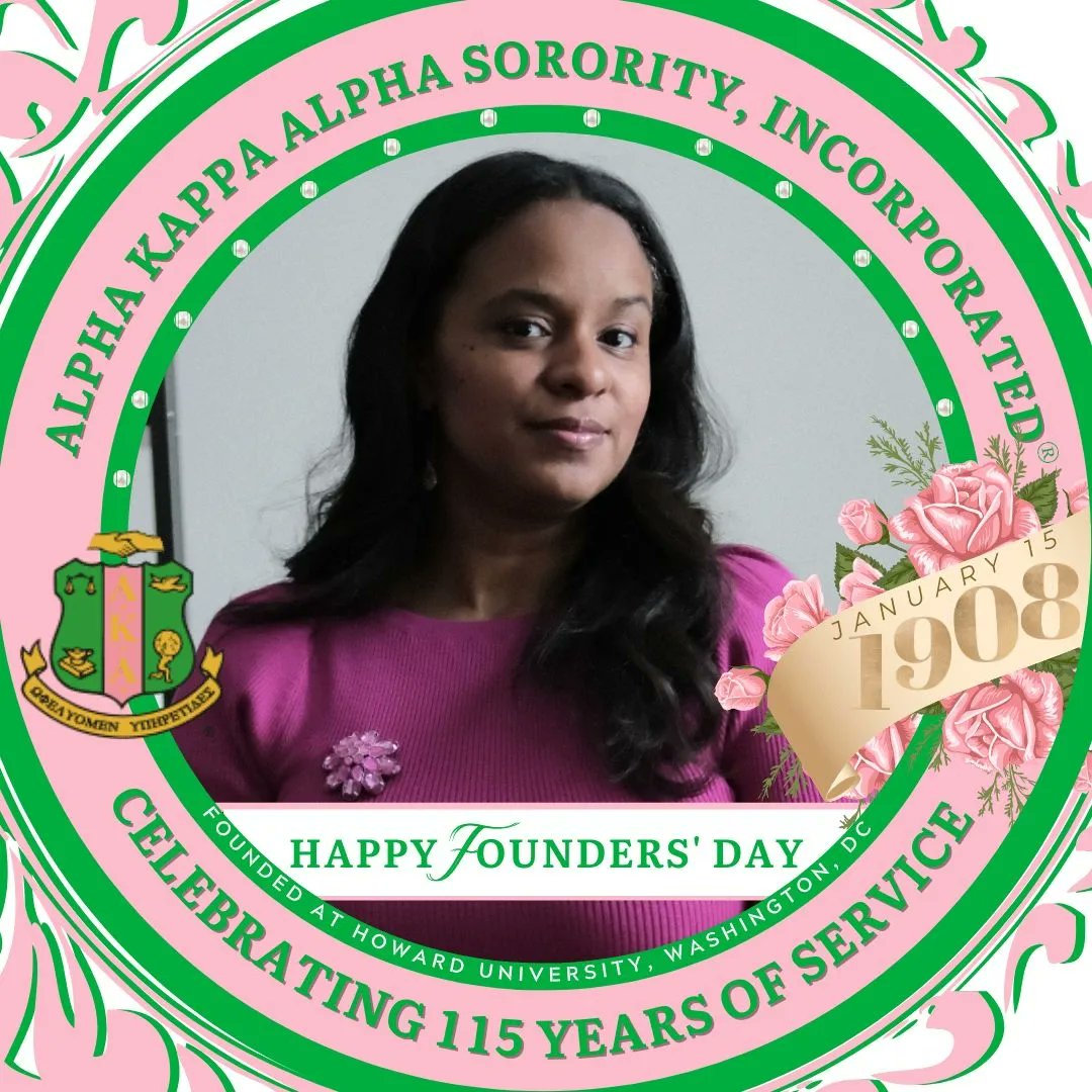AndreaArchivist's tweet photo. Happy Founders Day to my dear Sorors of Alpha Kappa Alpha Sorority, Incorporated. May we continue to fulfill the goals and achieve the dreams of our beloved Founders - today and always! #AKA115 #AKAFoundersDay #AKA1908 #ForeverMuPi #SweetMuPi #MuPi #20Pearls https://t.co/2JeAuC6Ttp