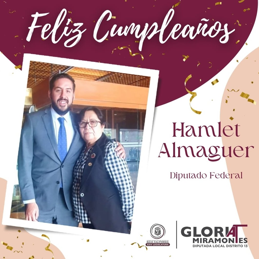 gloria_miramon's tweet photo. 🎊 Una enorme felicitación para mi gran amigo @hamlet_almaguer, a quien deseo toda la prosperidad y una vida llena de alegrías y bendiciones.
#FelizCumpleaños 🎉 https://t.co/6OWRK91y1b