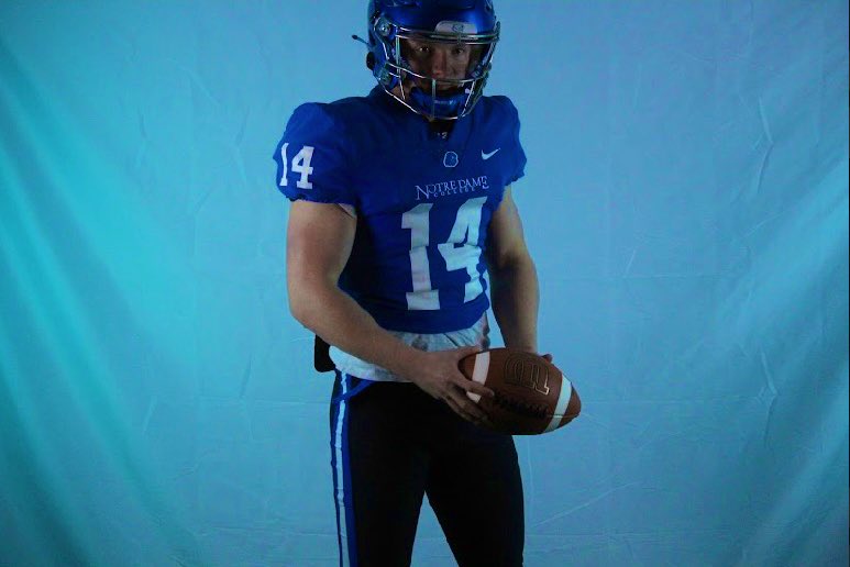 After a great conversation with <a href="/Coach_Chestnut/">Jake Chestnut</a> I feel very blessed to have received my 12th offer from Notre Dame!! @NDC_CoachMack <a href="/CoachMacColeman/">Macklin Coleman</a> <a href="/NDCFB/">Notre Dame College Football</a>