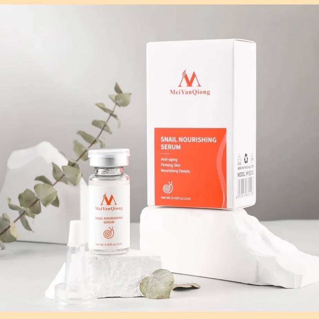 NovusCharm's tweet photo. Guys and gals! We are welcoming our newest product: snail serum 🪄 The proteins, peptides, hyaluronic acid, along other ingredients in snail mucus are seen to stimulate collagen production. Also fights signs of aging by reducing fine lines from UV damage #shinyskin #yargı #acne https://t.co/x0roahISwN