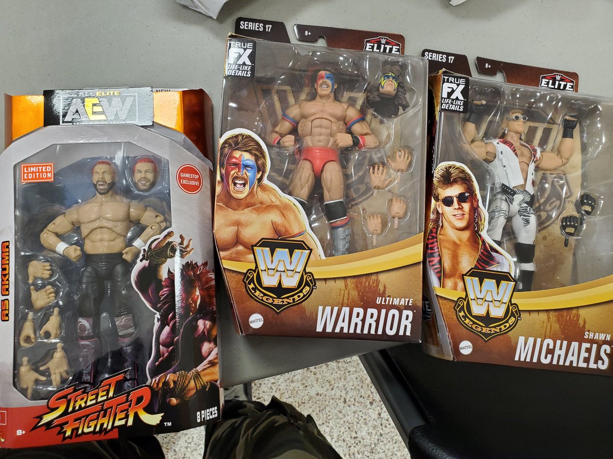 #Figsoftheday Warrior. Hbshizzel. Omega.  #AEW #WWE #WWF