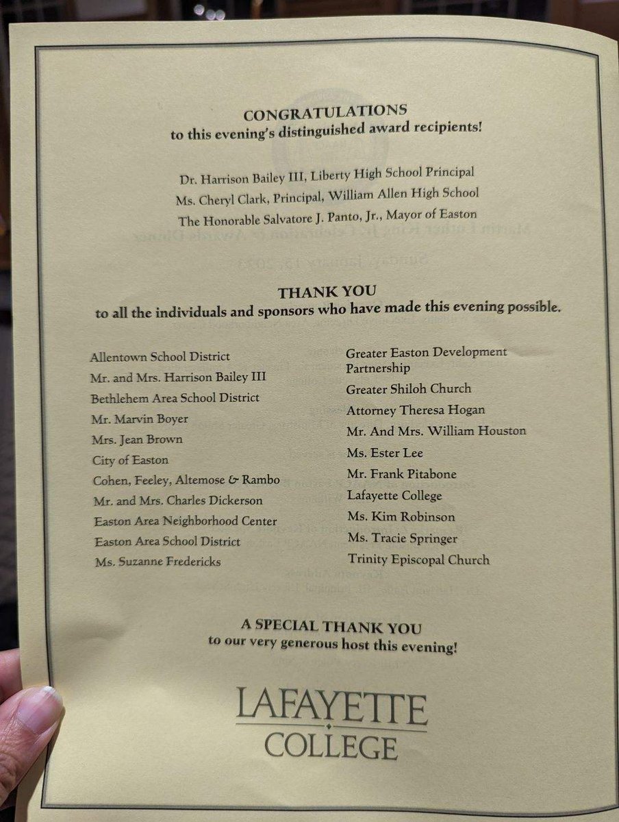 Liberty High School Principal, Dr. Harrison Bailey III, gave the keynote address at this evening's NAACP Martin Luther King Jr. Celebration and Awards Dinner. 

<a href="/hbailey3LHS/">Harrison Bailey III</a> #BASDproud <a href="/BASDSUPT/">Joseph Roy (Parody)</a> <a href="/basdjacksilva/">Jack Silva</a>